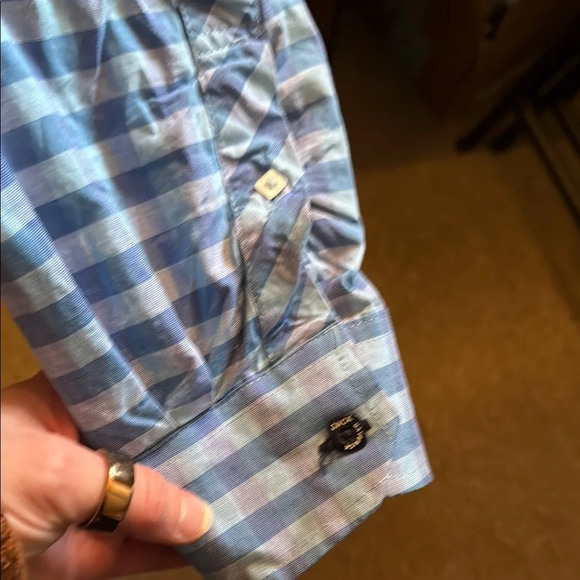 Jack Maverick Blue Checkered Shirt - Picture 3 of 4